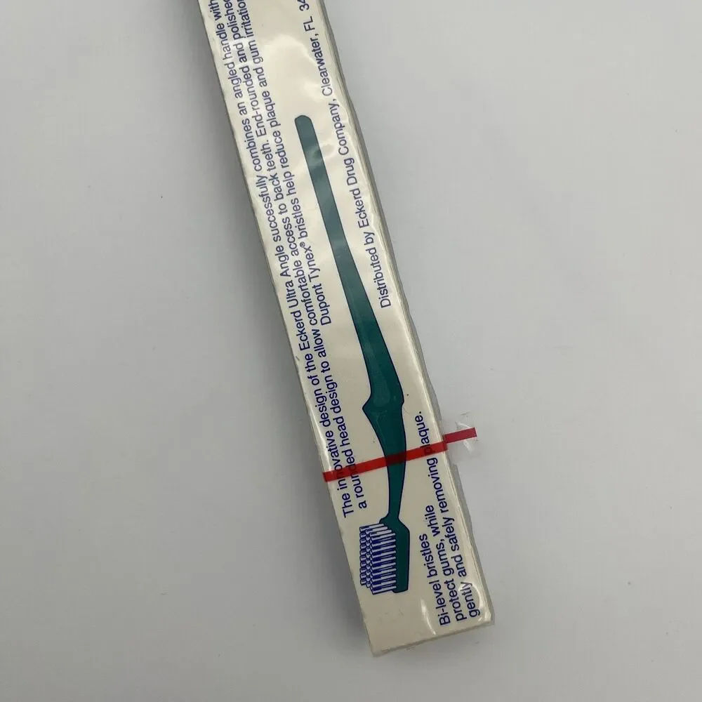 Vintage Eckerd Toothbrush 1983 NOS ULTRA ANGLE Soft Oral B 40/60